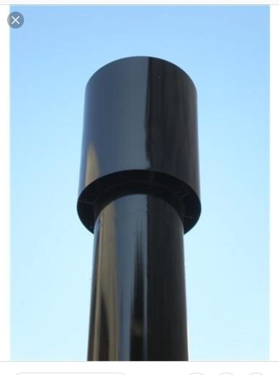 Sombrerete tipo americano para chimenea de parrilla en chapa calibre 18